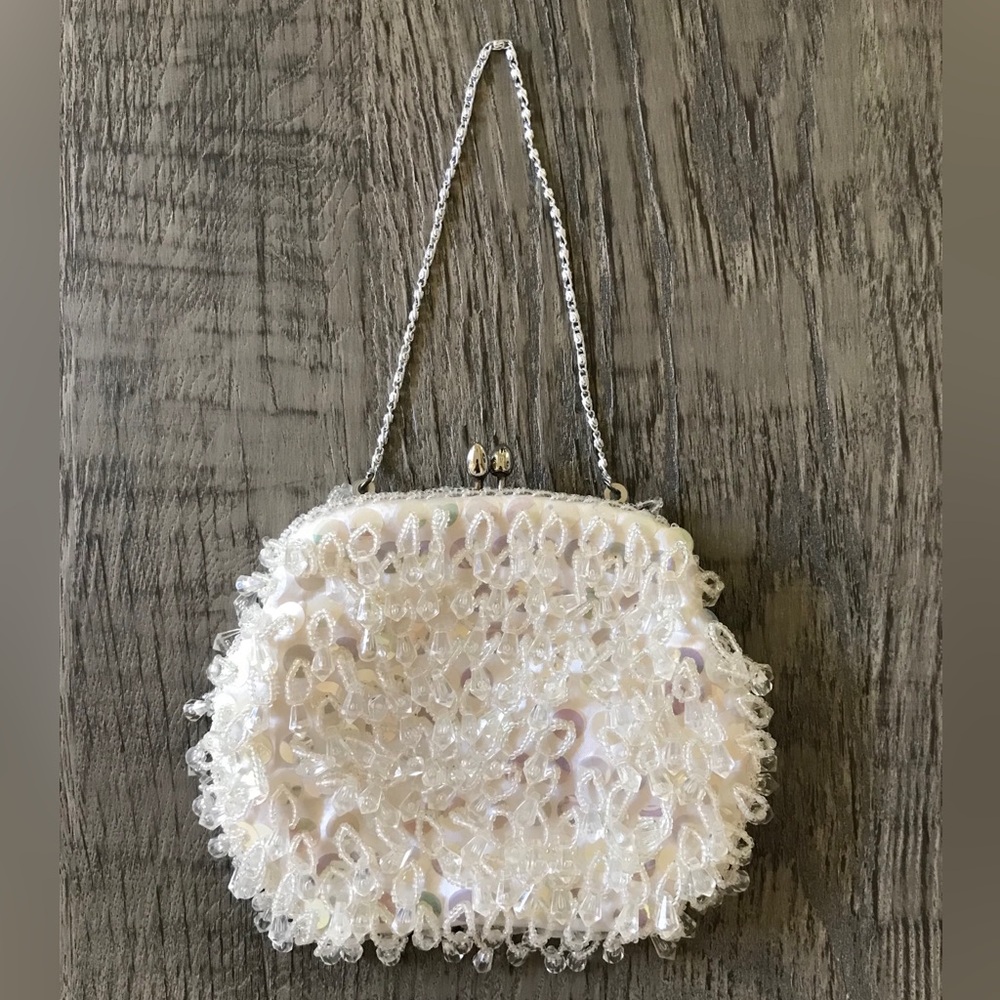 VTG Hong Kong Handmade Beaded Bag